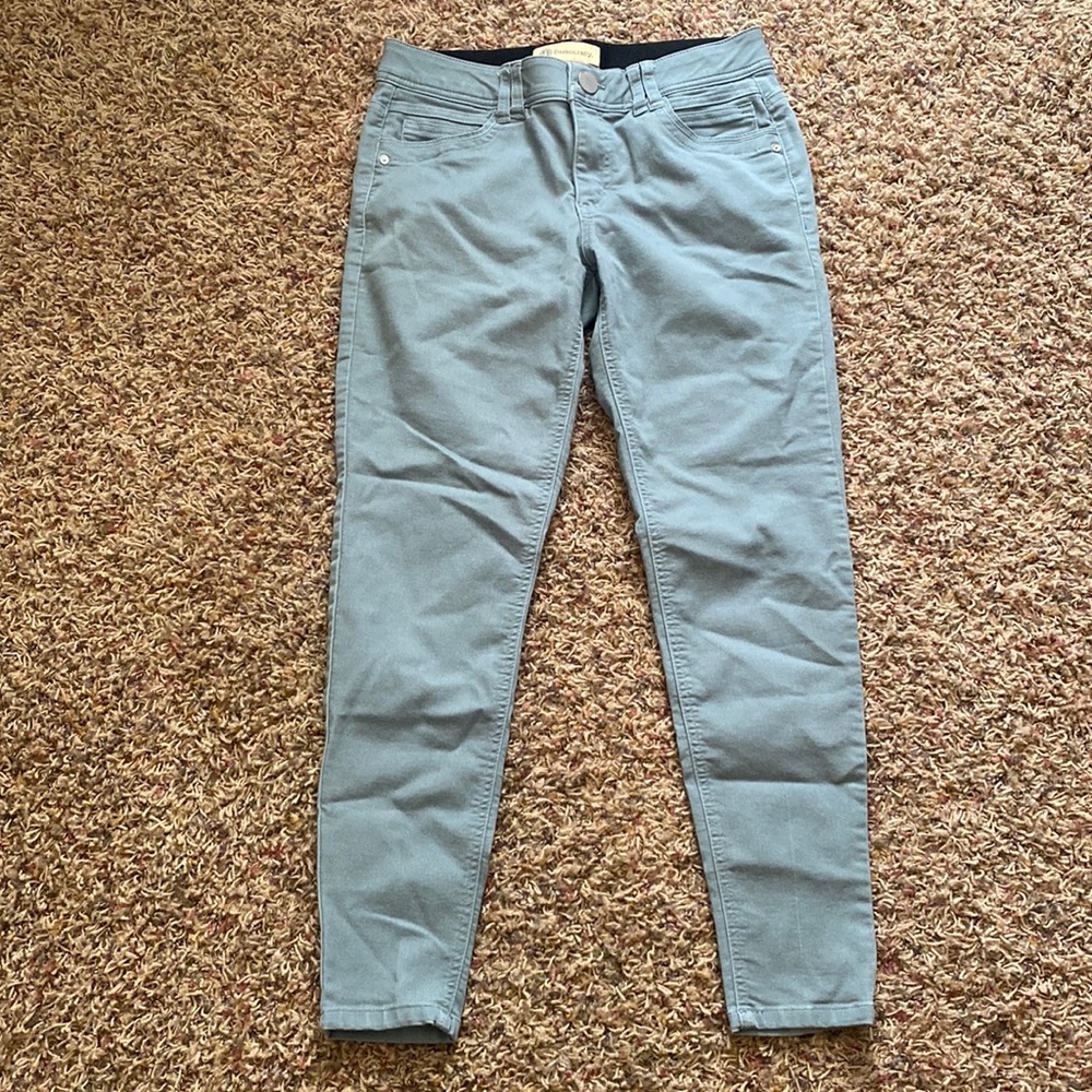 Teal Democracy Jeggings